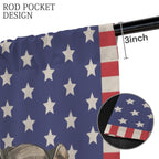 Freedom Wordmark Flag 52 x 84 in Window Curtain Set