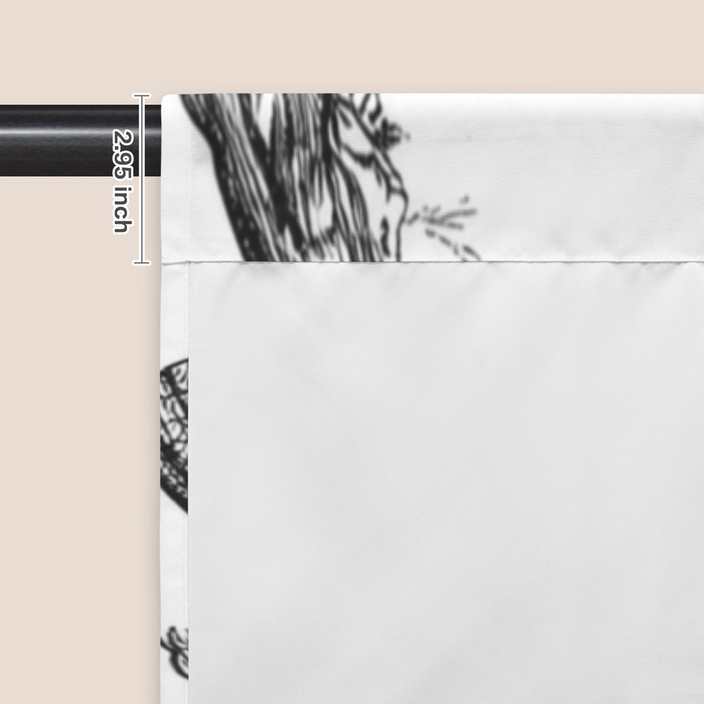 Alice Queen Croquet Garden 51 x 72 in Door Curtain (QUE)
