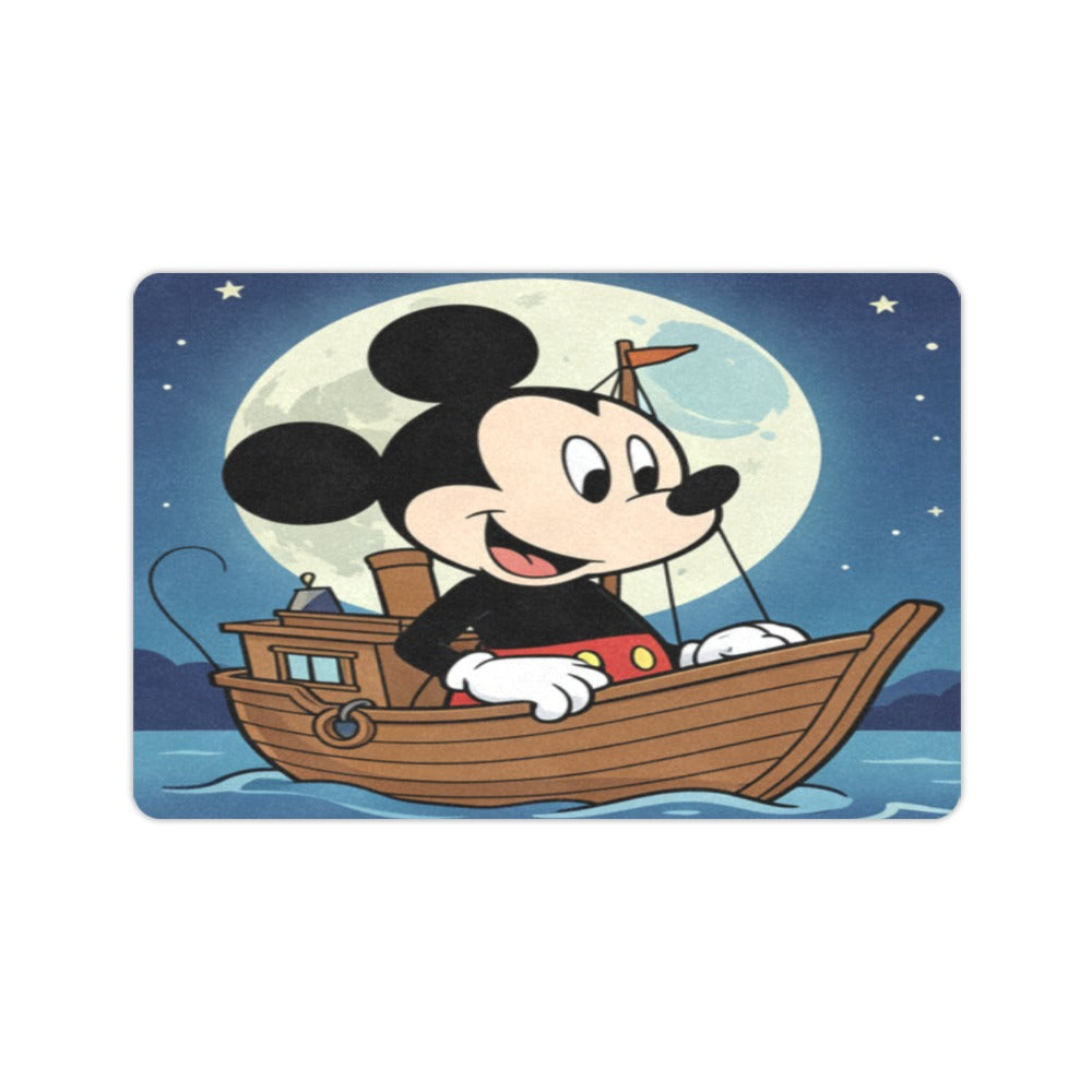 Steamboat Willie Moonlit Wake 23.6 x 15.7 in Doormat