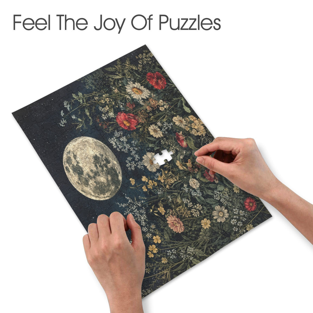 Museum Floral Pattern 10 x 13.94 in 200-Piece Wooden Jigsaw Puzzle (QUE)