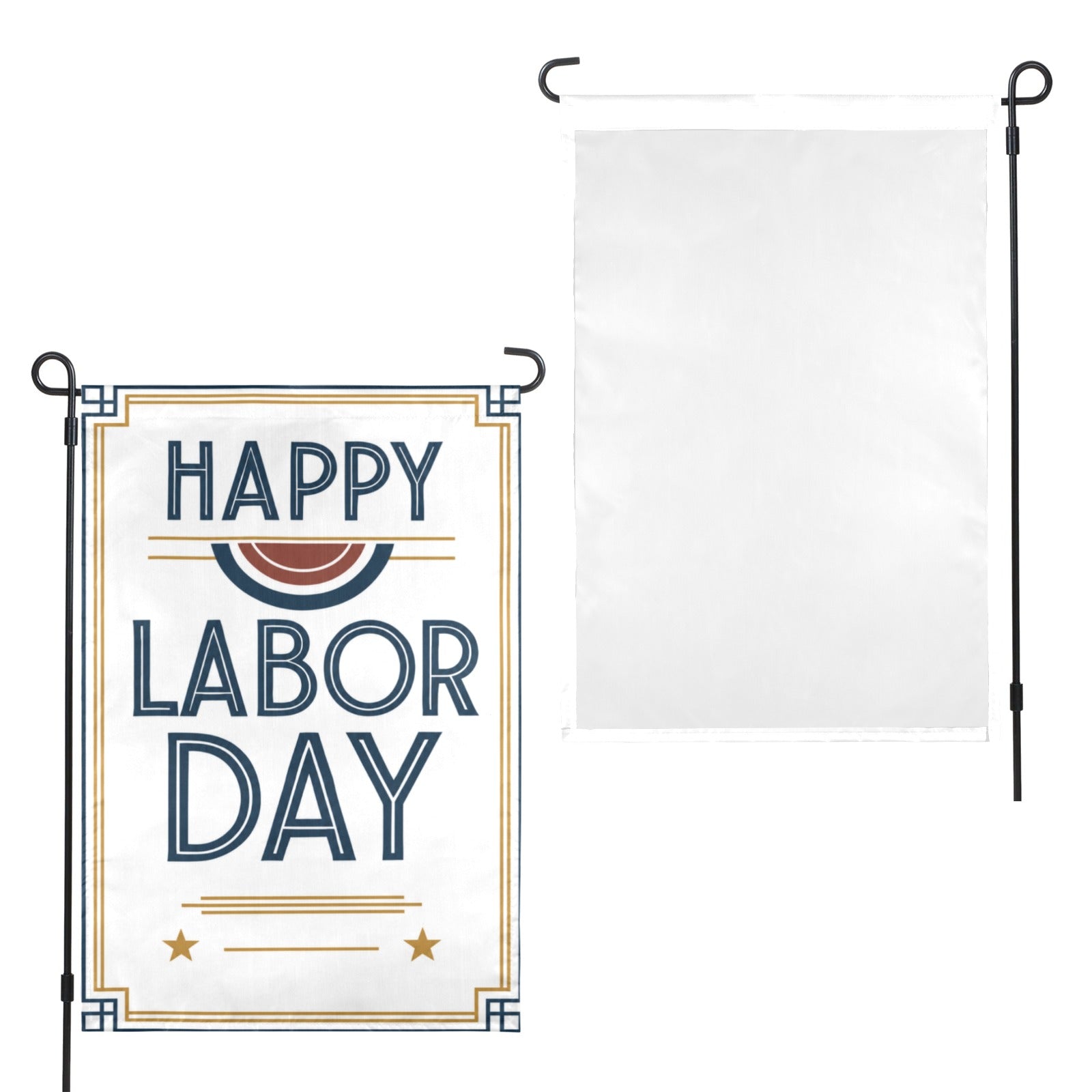 Labor Day 2026 12 x 18 in Garden Flag