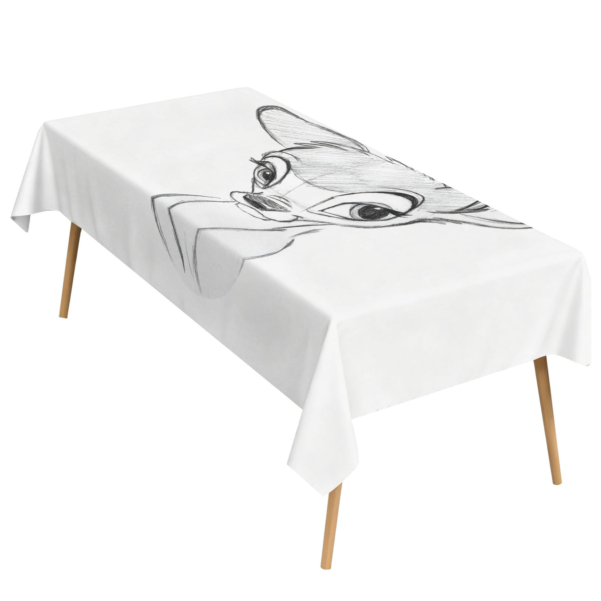 Autumn Birch 178cm x 140cm Rectangular Tablecloth 70x55inch (QUE)