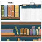 Back-to-School Bookshelf 52 x 84 in Window Curtain Set