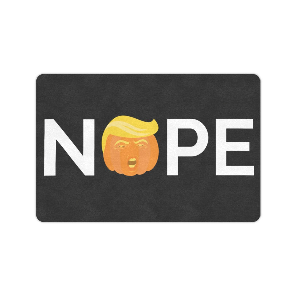 NOPE Pumpkin Face Doormat 23.6 x 15.7 in Doormat