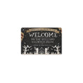Welcome To The Williams Haunted House 12 x 8 in Metal Tin Sign