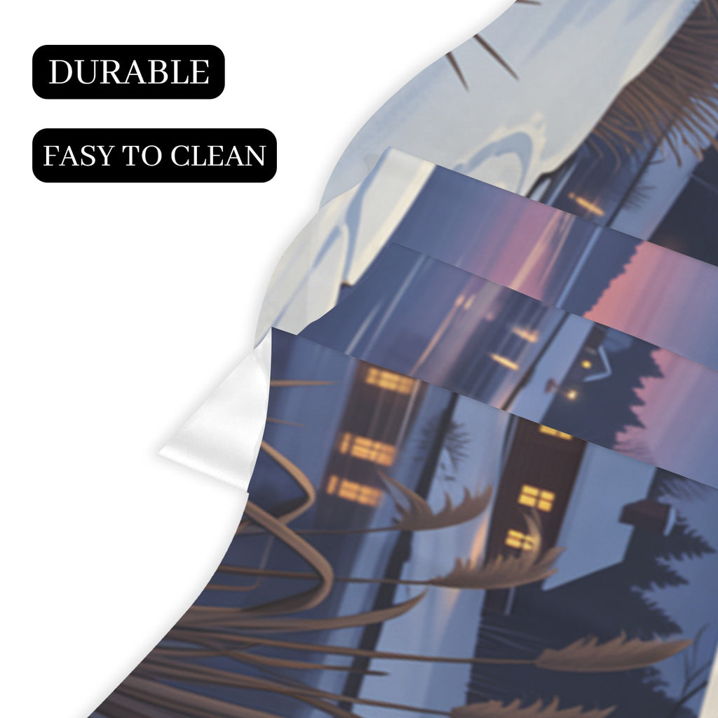 Snowy Riverside — 200cm x 43.1cm Fireplace Cloth (QUE)