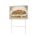 Pumpkin Patch Harvest Wagon 12 x 9 in House Sign