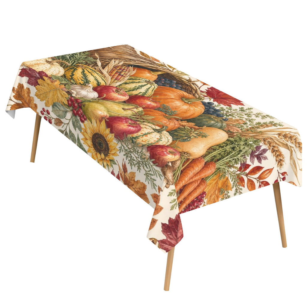 Cornucopia 178cm x 140cm Rectangular Tablecloth 70x55inch (QUE)