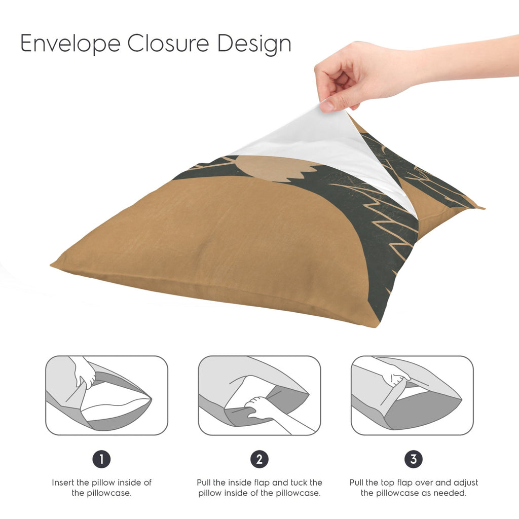 Bald Eagle Emblem 16 x 16 in Envelope Pillow Case