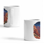 Grand Canyon Night River 11 oz White Ceramic Mug