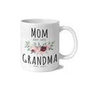 Mom to Grandma Milestone 11 oz White Ceramic Mug