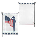 Veterans Day heartland stars 12 x 18 in Garden Flag
