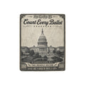 Count Every Ballot 32 x 48 in Micro Fleece Blanket