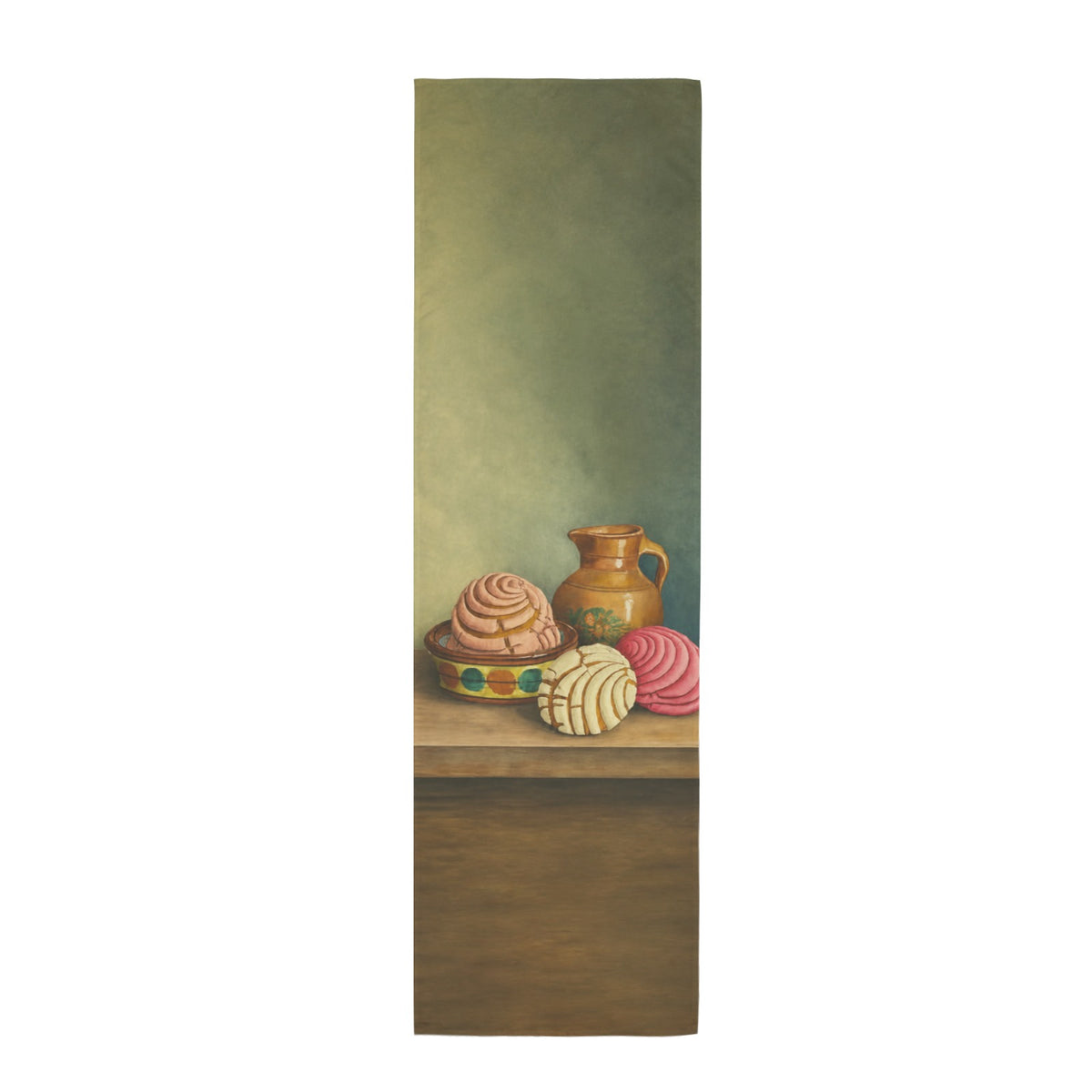 Conchas Still Life 12 x 40 in Polyester Peach Skin Tapestry