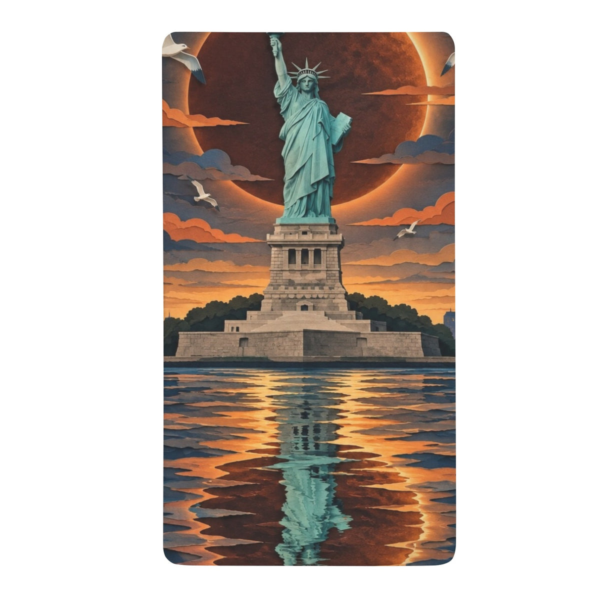 Liberty Copper Eclipse Fitted Sheet 39x75x13inch (QUE)