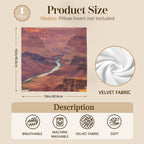 Canyon River Strata 16 x 16 in Envelope Pillow Case
