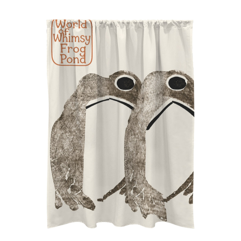 World of Whimsy Frog Pond 51 x 72 in Door Curtain (QUE)