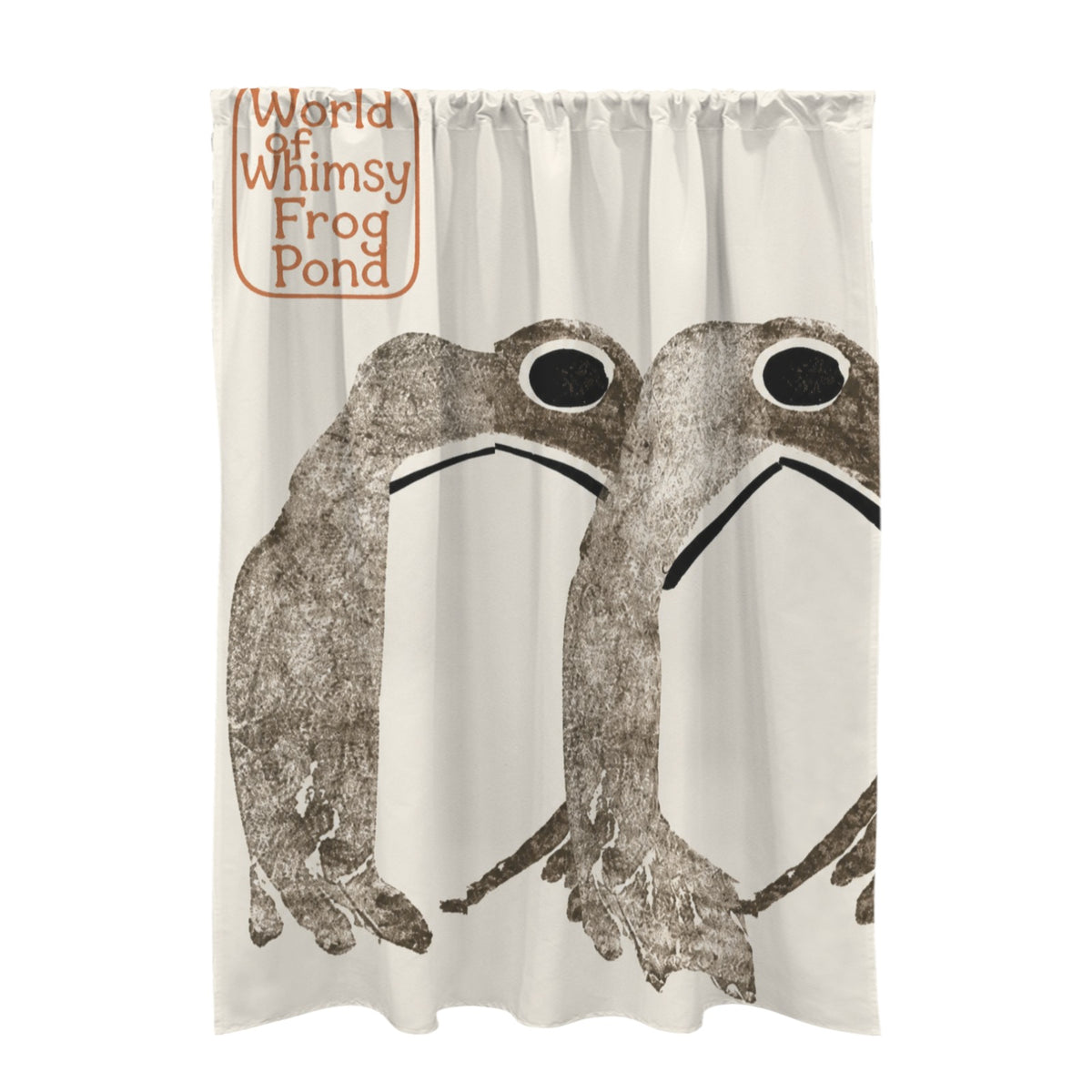World of Whimsy Frog Pond 51 x 72 in Door Curtain (QUE)