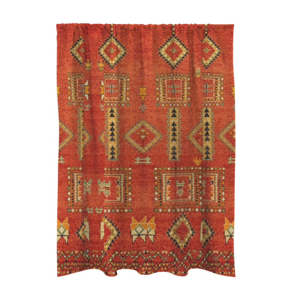 Diwali Lamp Courtyard 51 x 72 in Door Curtain (QUE)