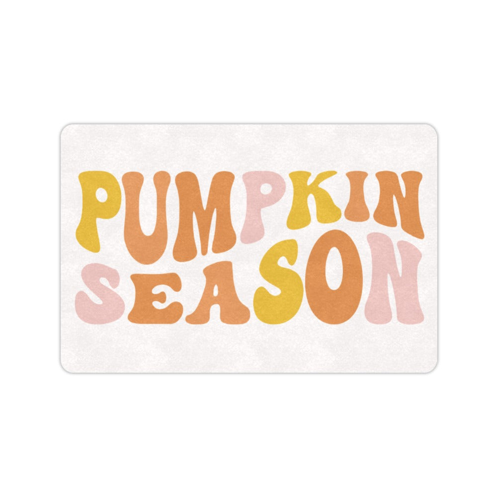 Pumpkin Season Lettering Doormat 23.6 x 15.7 in Doormat