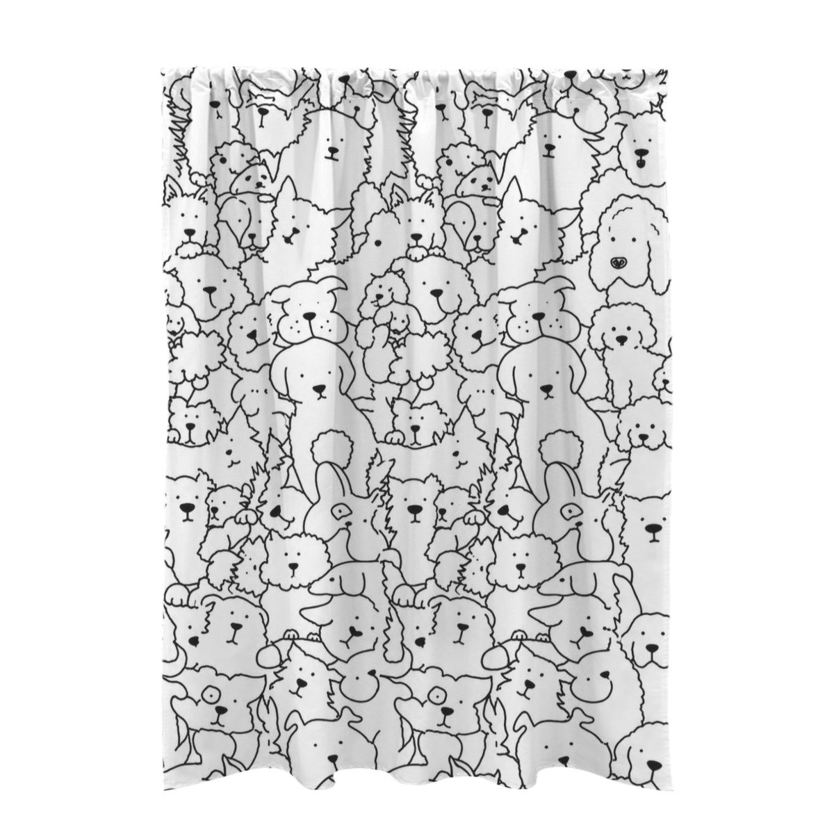 Dopamine Doodle Fiesta 51 x 72 in Door Curtain (QUE)