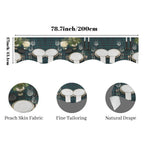 Tartan Ribbon Frieze & Brass Bells 200cm x 43.1cm Fireplace Cloth (QUE)