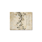 Citrus Branch on Terracotta Frame Canvas Print 8"x10"