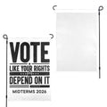 2026 Blue Wave Ballot 12 x 18 in Garden Flag