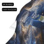 Clouded Blue Planet 200cm x 43.1cm Fireplace Cloth (QUE)