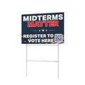 Midterms Matter Scan Panel 12 x 9 in House Sign