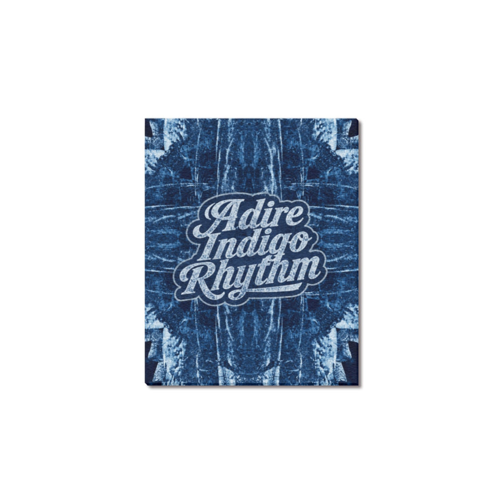 Adire Indigo Rhythm Frame Canvas Print 8"x10"