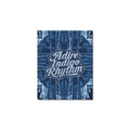 Adire Indigo Rhythm Frame Canvas Print 8"x10"