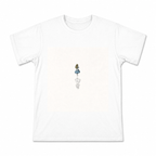 Falling Alice Figure Men's Graphic T-Shirt on a white T-shirt.