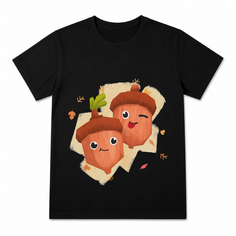 Gourd Garden Cluster Women's Graphic T-Shirt on a black T-shirt.
