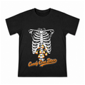 Candy Corn Disco Men's Graphic T-Shirt on a black T-shirt.