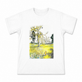Pooh Meadow Tree Scene Men's Graphic T-Shirt on a white T-shirt.