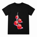 Apple Cider Press Women's Graphic T-Shirt on a black T-shirt.