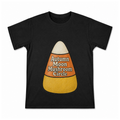 Autumn Moon Mushroom Circle Men's Graphic T-Shirt on a black T-shirt.