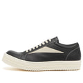 Rick Owens Leather Vintage Sneaks - Black / Milk, product view 1