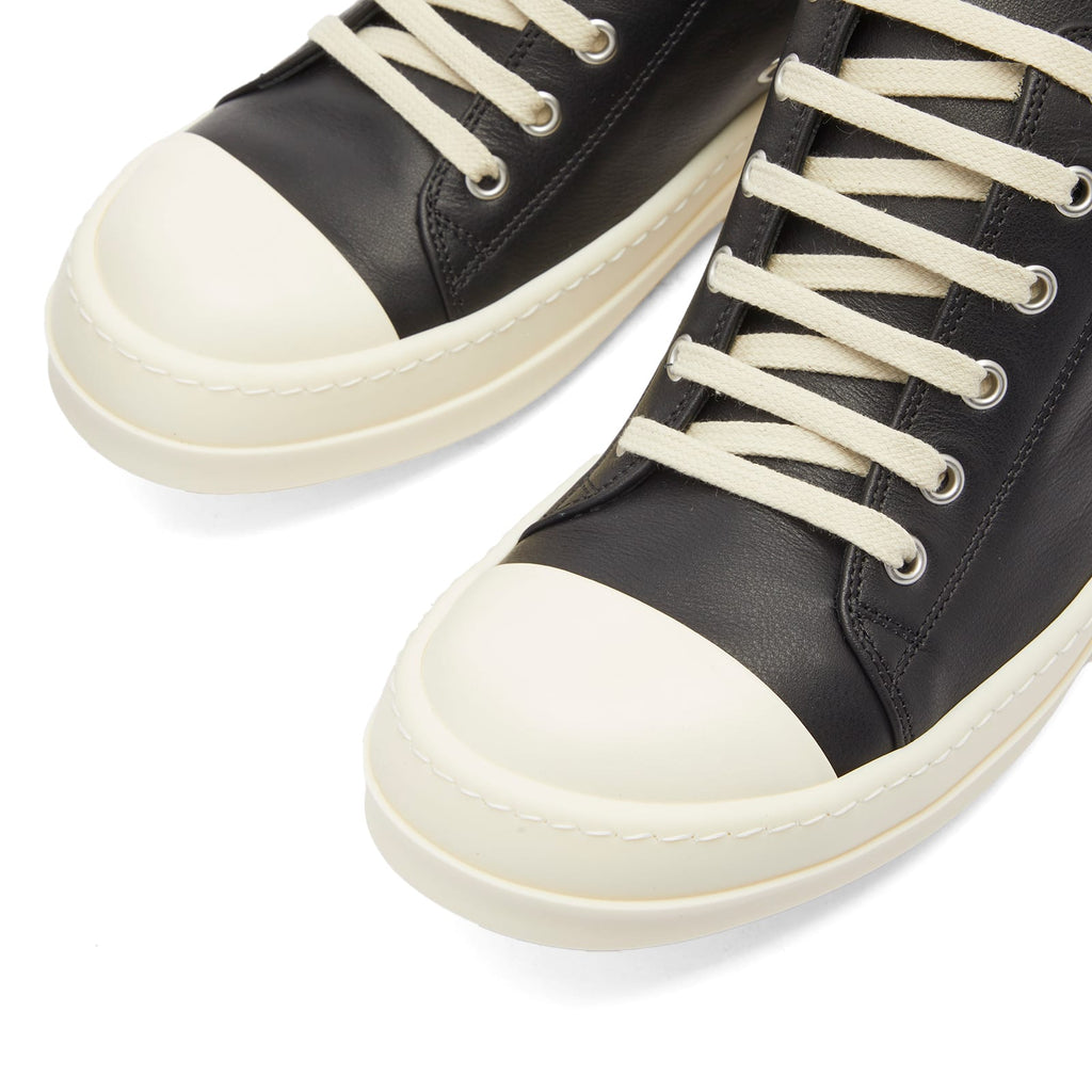 Rick Owens Low Sneakers - Black / Milk, product view 3