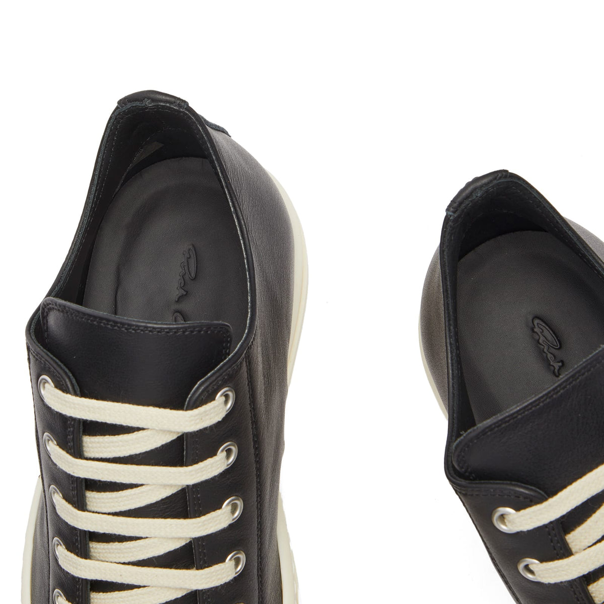 Rick Owens Low Sneakers - Black / Milk, product view 4