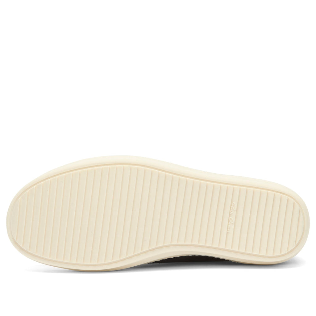 Rick Owens Suede Vintage Sneakers - Black / Milk, product view 5