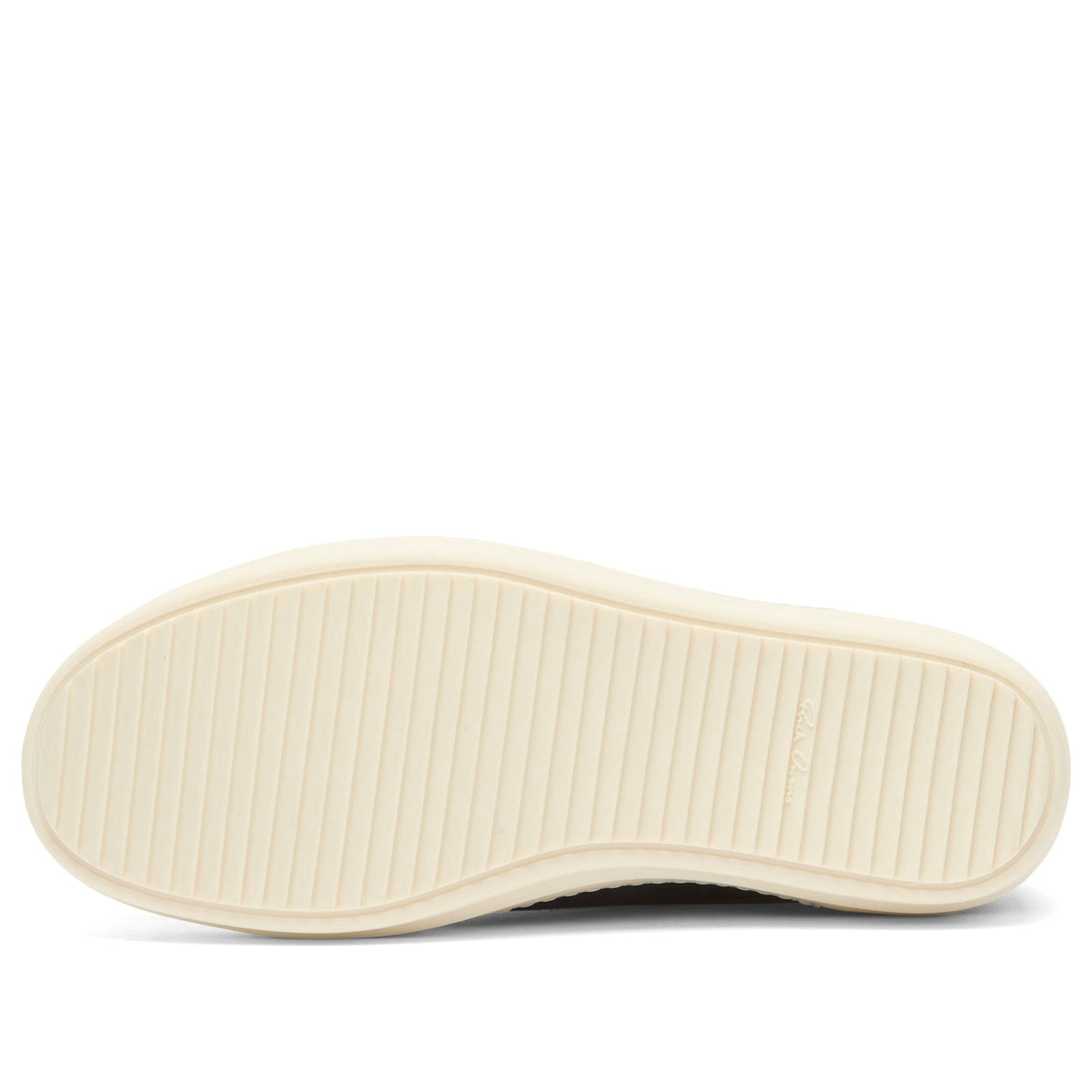 Rick Owens Suede Vintage Sneakers - Black / Milk, product view 5