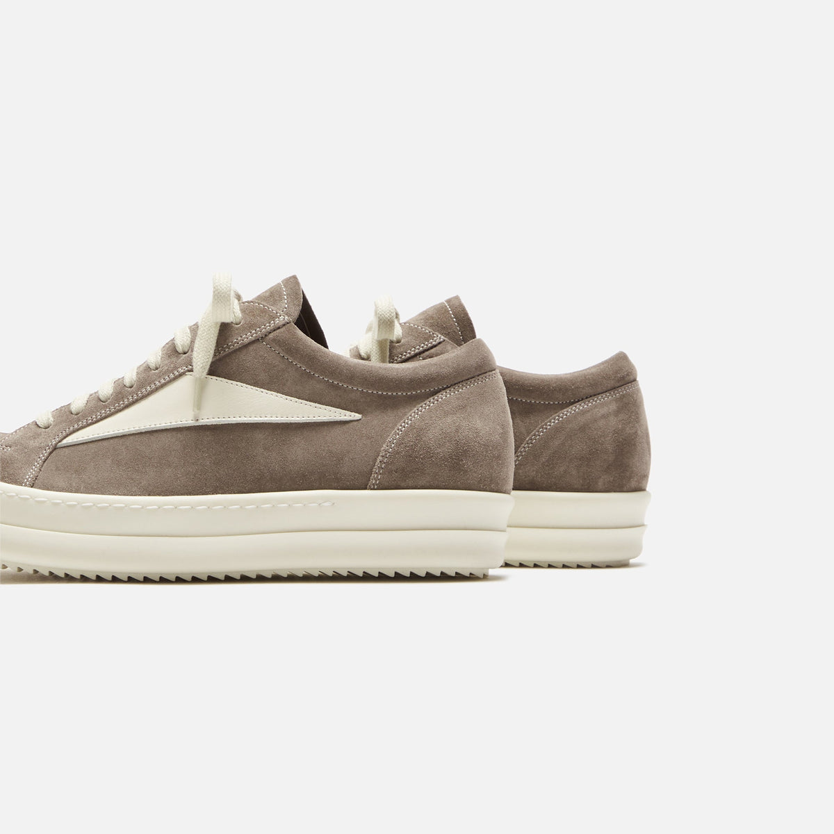 Rick Owens Vintage Sneakers - Dust / Milk / Milk, product view 3