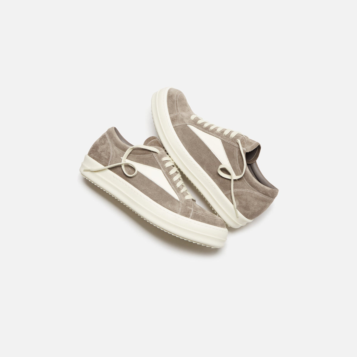 Rick Owens Vintage Sneakers - Dust / Milk / Milk, product view 6